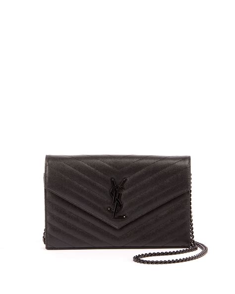 ysl woc black with dress|Ysl envelope monogram wallet on chain : r/handbags .